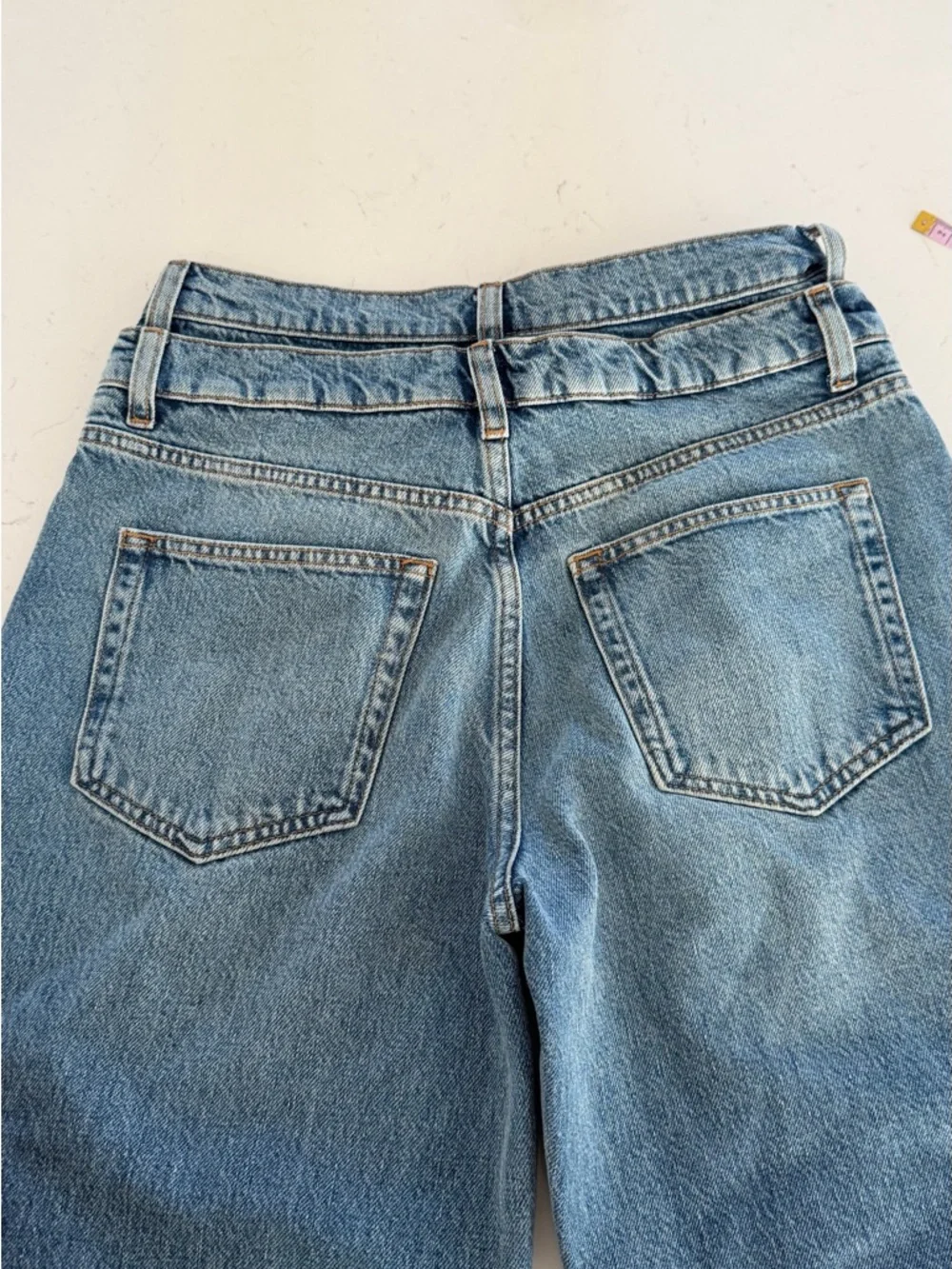 Reformation Cary Double Waistband High Rise
Slouchy Wide Leg Jeans  26 - Picture 9 of 9